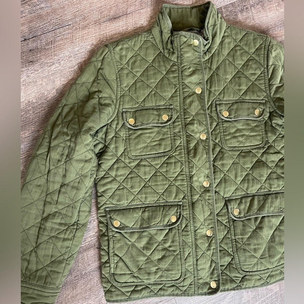 J. Crew quilted Downtown Field Jacket - Picture 6 of 12